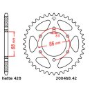 Kettensatz kompatibel mit Kawasaki BN 125 A Eliminator 125 04-07  Kette JT 428 HDR 130  offen  15/42