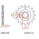 Kettensatz kompatibel mit Kawasaki KLX 140 10-15  Kette...