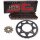 Chain and Sprocket Set compatible for KTM SX 85 03-12  chain JT 428 HDR 124  open  14/46