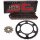 Chain and Sprocket Set compatible for  Suzuki DR 125 85-00  Chain JT 428 HDR 134  open  16/53