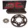 Chain and Sprocket Set compatible for Yamaha DT 125 E 74-79  chain JT 428 HDR 112  open  15/37