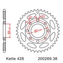 Kettensatz geeignet für Kymco CK1 125 14-16 Kette JT 428 HDR 122 offen 15/38