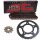 Chain and Sprocket Set compatible for Kreidler Dice 125 16-18 JT 428 HDR 136 open 15/51