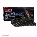 Chain and Sprocket Set compatible for BMW G 310 R 16-20 Chain RK BL 520 GXW 112 BLACK open 16/40
