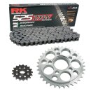 Chain and Sprocket Set BMW F850GS 18-20 Kette RK 525 ZXW...