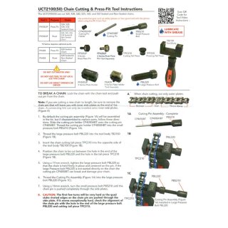 RK chain tool chain riveting tool professional - RK and DID 520 to 532