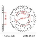 Kettensatz geeignet für Yamaha YZF R125 19-21 Kette DID 428 VX G&B Gold 130 offen 14/52