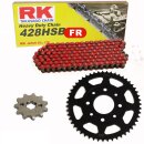 Chain and Sprocket Set compatible for Honda CB 125 TD...