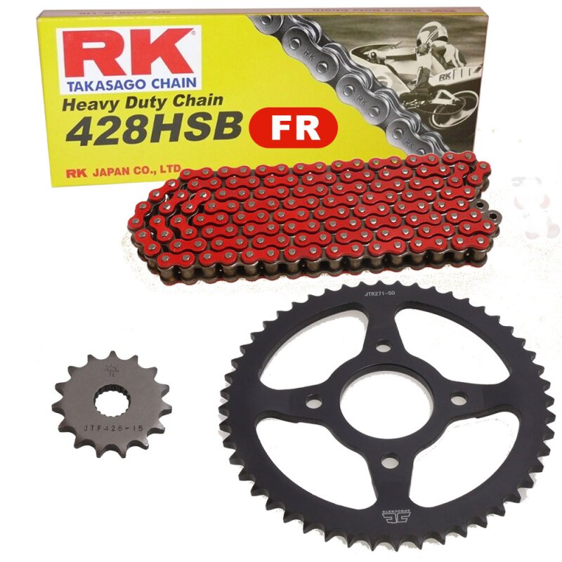 Chain And Sprocket Set Honda Clr 125 Cityfly 98 03 Chain Rk Fr 428 Hs