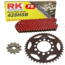 Chain and Sprocket Set Yamaha DT 175 74-77  chain RK FR...