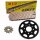 Chain and Sprocket Set compatible for Honda XL 125 K 76-78  chain DID 428 VX G&B Gold 118  open  15/43