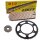 Chain and Sprocket Set compatible for  Kawasaki BN 125 A Eliminator 125 98-03  Chain DID 428 VX G&B Gold 132  open  15/46