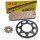 Chain and Sprocket Set compatible for Suzuki TU 125 1999  chain DID 428 VX G&B Gold 114  open  14/41