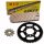 Chain and Sprocket Set compatible for Yamaha DT 80 LC2 85-97  chain DID 428 VX G&B Gold 126  open  15/51