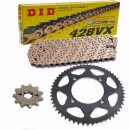 Chain and Sprocket Set Yamaha RS 100 DX 75-81  chain DID...