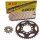 Chain and Sprocket Set compatible for Yamaha DT 175 74-77  chain DID 428 VX G&B Gold 114  open  16/37