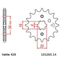 Chain and Sprocket Set Rieju RS-3 Naked 125 10-13  chain...
