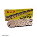 ALU Kettensatz geeignet für Husqvarna TE 125 4-Takter 11-13  Kette DID 428 VX G&B Gold 138  offen  14/59
