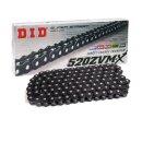 DID X Ring Chain 520ZVM-X BK&BK with 100 Links in...