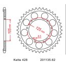Kettensatz geeignet für Aprilia 125 SX  ABS E4 18-20 Kette RK 428 KRO 136 offen 13/62