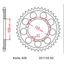 Chain and Sprocket Set compatible for Aprilia 125 SX 4T  ABS 2018>  ( Typ KXB00,KTB00 ) chain DID 428 VX G&B Gold 138 open 13/62