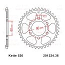 Kettensatz geeignet für Honda CB 300 R 19-23 Kette DID 520 VX3 108 offen 14/36