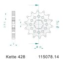 Kettensatz geeignet für SWM SM 125 R 21-24 Kette RK...