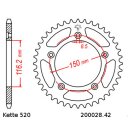 Kettensatz geeignet für Aprilia RS 250 95-04  Kette RK 520 XSO 110  offen  14/42