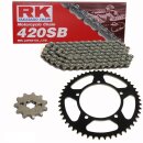 Kettensatz geeignet für Aprilia MX 50 03-04  Kette RK 420 SB 126  offen  11/51