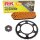 Chain and Sprocket Set compatible for Aprilia RS4 125 11-17 Chain RK PC 428 SB 136 open ORANGE 13/60