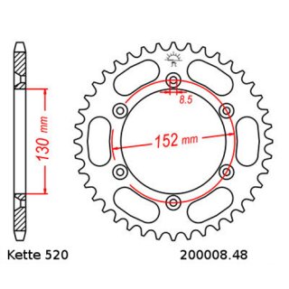 Kettensatz geeignet fr BMW G 450 X 08-11  Kette RK GB 520 XSO 114  offen  GOLD  15/48