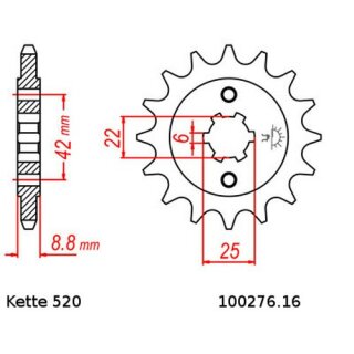 Kettensatz geeignet fr Honda CB 400 N 81-82  Kette RK GB 520 XSO 100  offen  GOLD  16/36