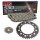 Kettensatz geeignet für Honda CB 450 S 27PS 1988  Kette RK 525 XSO 108  offen  15/36