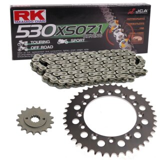 Kettensatz geeignet fr Honda XRV 750 Africa Twin 93-01  Kette RK 525 XSO 124  offen  16/45