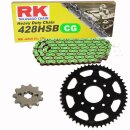 Chain and Sprocket Set compatible for Honda CB 125 TD...