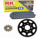 Chain and Sprocket Set compatible for Honda CB 125 TD...