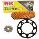 Chain and Sprocket Set compatible for Honda CLR 125...