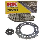 Kettensatz geeignet für Honda CR 125 R 87-96  Kette...