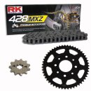 Chain and Sprocket Set compatible for Honda XL 125 K...