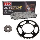 Kettensatz geeignet für Honda XR 125 L 03-07  Kette RK 428 KRO 132  offen  17/54