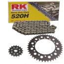 Chain and Sprocket Set compatible for Honda CB 250 N Euro...