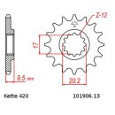 Ritzel Stahl Teilung 420 mit 13 Zähnen JTF1906.13