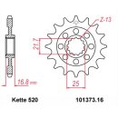 Kettensatz geeignet für Honda NC 700 D Integra Scooter 12-13  Kette RK MM 520 GXW 112  offen  NEON-GRÜN  16/39