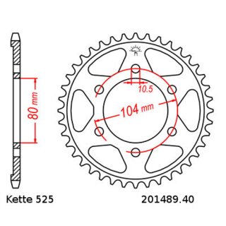 Kettensatz geeignet fr Kawasaki ZX-6R 2002 Kette RK 525 XSO 108 offen 15/40