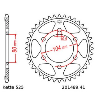 Kettensatz geeignet fr Kawasaki ZX-9R Ninja 02-03  Kette RK 525 XSO 110  offen  16/41