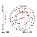 Chain and Sprocket Set compatible for  Kawasaki KX 60 B 83-03, Chain RK 420 SB 104, open, 13/44