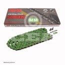 Chain and Sprocket Set compatible for  Kawasaki KX 500 E 87-03, Chain RK MM 520 GXW 114, GREEN, open, 14/47