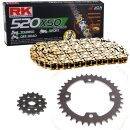 Chain and Sprocket Set Kawasaki KFX 450 08-14  chain RK...