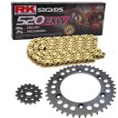 Chain and Sprocket Set KTM EXC 125 2000  chain RK GB 520...