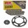 Chain and Sprocket Set compatible for KTM Sting 125 97-00, chain RK 520H 118, open, 13/42